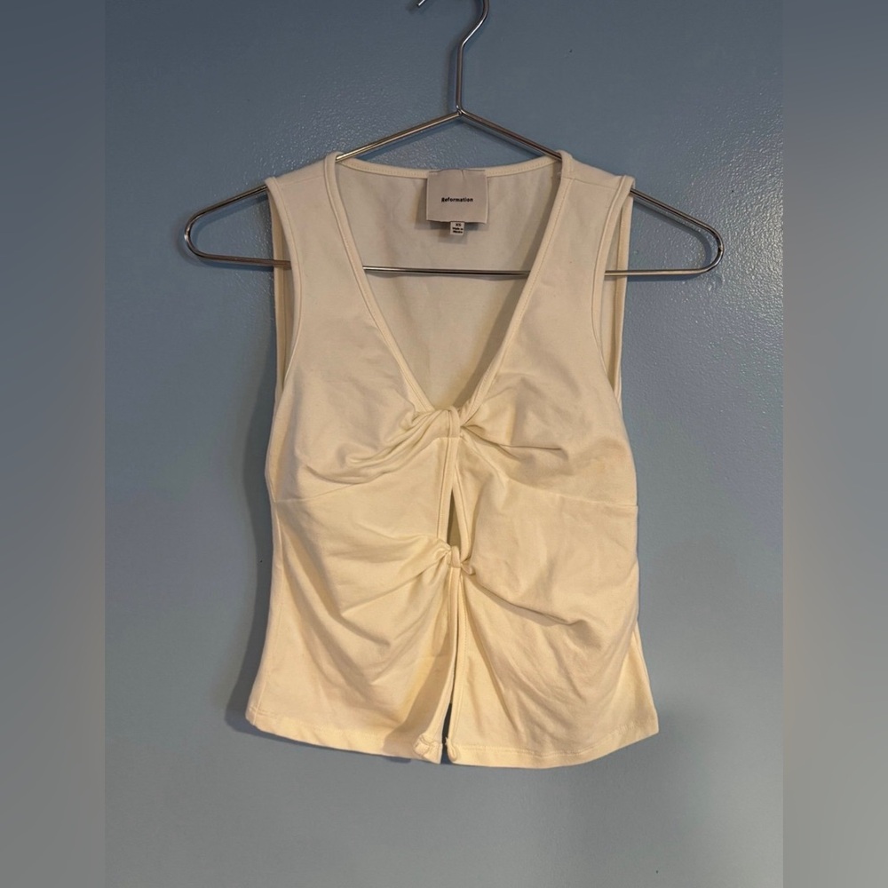 Reformation Tefi Knit Top